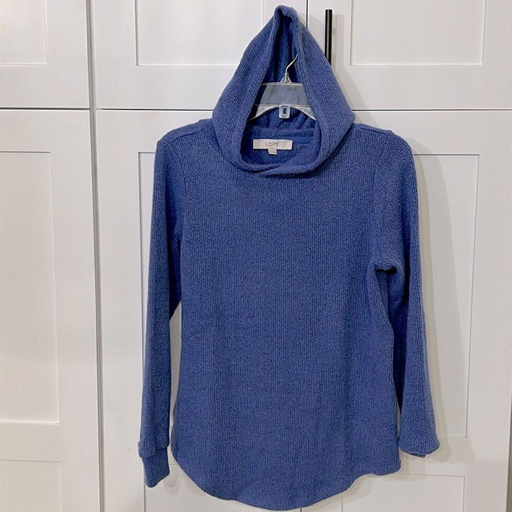 Loft Knit Hoodie Sweater- S - NWT